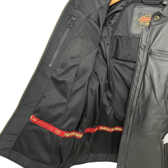 Harley-Davidson® Women’s Leather Motorcycle Jacket Small - Picture 9 of 15